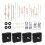 4set Wall Clock Parts Plastic Metal For Elegant Design 1