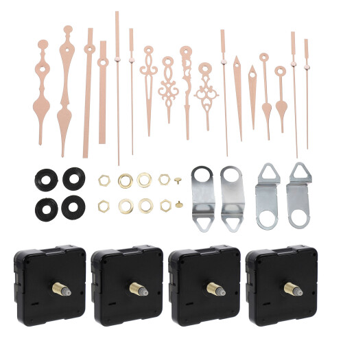 4set Wall Clock Parts Plastic Metal For Elegant Design