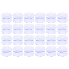 24pcs Silicone Suction Pads Double Sided Cups For Glass Table