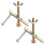 2 Sets Cable Clip Suitable For Most Routers Clamps 1