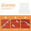 30Pcs Outdoor Light Hooks for String Lights White PP Screw-in Clips 5