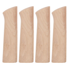 4Stk Handgefertigter Beech-Holz Messergriff Ersatz Für Kochmesser
