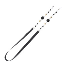 1Pc Black Multifunction Anti Lost Eyeglass Lanyard Durable Strap