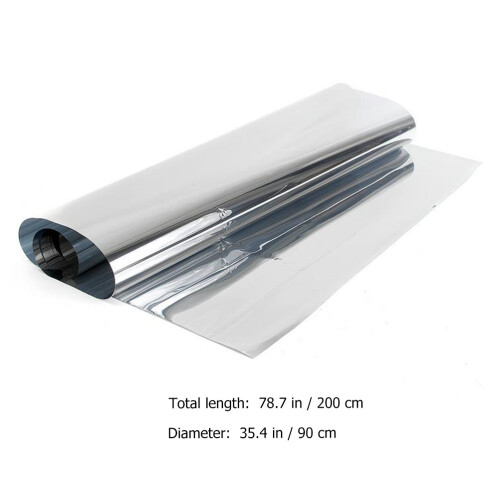 Window Film Insulation Silver For Office Workers 1pack 1