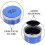 Blue Car Trash Can PP Auto Garbage Bin Cup Holder Car Accessory 4