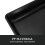 2pcs Black Planter Tray Square Drip Tray For Indoor Planting 3