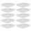 10Pcs Clear PP Plant Pot Saucers Practical Indoor Planter Trays 6