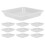 10Pcs Clear PP Plant Pot Saucers Practical Indoor Planter Trays 8