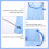 Blue Long Spout Watering Can Plastic Stainless Steel Durable 3