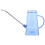 Blue Long Spout Watering Can Plastic Stainless Steel Durable 7