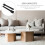 2Pcs Sturdy Black Folding Sofa Bed Legs Self-Locking Metal Brackets 4
