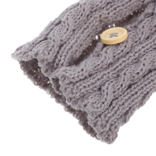 2 Pcs Transparent Floss Wool Knitted Cup Cover 2