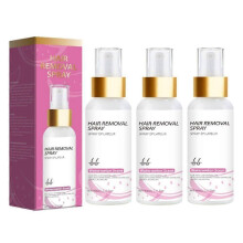 (3pcs) 1-3X Hair Removal Mousse and Foam Spray for Women and Men - Gentle, Fast Hair Remover, Skin-Friendly
