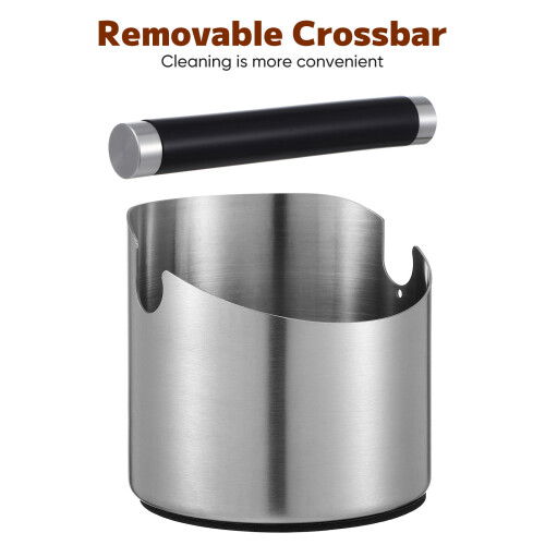 Coffee Grind Holder Grounds Bucket Office Waste Bin Dump Box Bean 2
