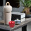 4Pcs Red Portable Mini Tinplate Storage Jars Tea Coffee Canister 3