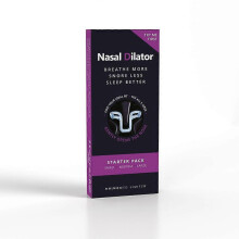 (Purple) edical Grade Silicone Anti Snoring Nose Clip Adjustable Breathing Aid for Improved Sleep Comfort
