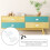 1Set Cartoon Cloud Ceramic Drawer Knob Furniture Accessory White Pull 5
