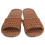 1pair Simple Flat Bottom Sandal Black Home Slipper Safety Grip 8