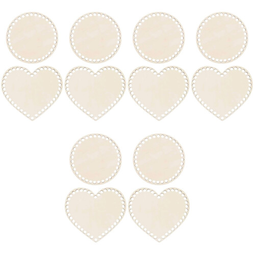 12Pièces Support En Bois Beige Pour Sac À Main DIY, Résistant 1