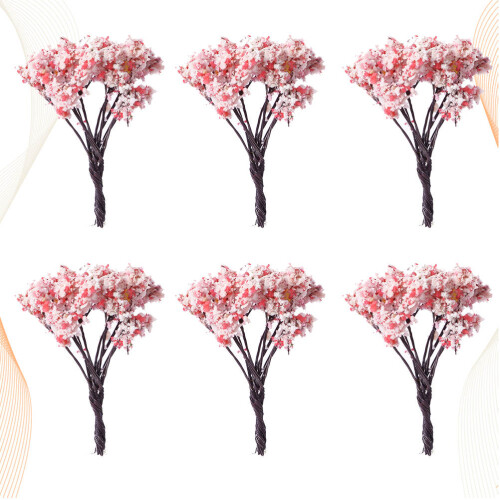 6Stk Simulation Baum Mikro Landschaft Sukkulenten Garten 2