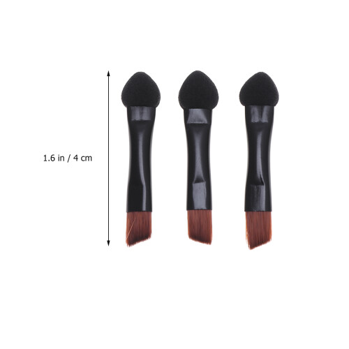 20St Doppelseitiger Lidschatten Applikator Tragbar Schwarz 1