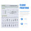1Pc Trumpet Chord Learning Guide White Wall Chart with Clear Printing 6