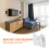 Guangmc 6pcs Speaker Wall Mount Brackets For Floating Rack Organizer 3
