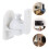 Guangmc 6pcs Speaker Wall Mount Brackets For Floating Rack Organizer 6