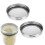 Sprossenglas Deckel Silber 4er Set 7