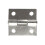 2 Pcs Gray Metal 1" Small Butt Hinge for Cabinet Drawer 2