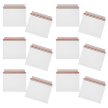 20Stk Robuste Weiße Papierpost Umschläge Für Dokumenten Versand