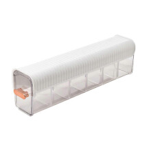 (white) Wall Mounted Storage Boxes, 6 Cell Wall Mounted Boxes for Lingerie, Socks