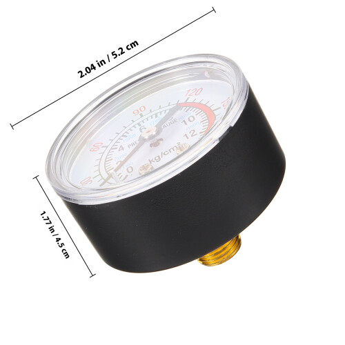 Gauge Direct Connected Air Compressor 5.20x5.20x4.50cm 1