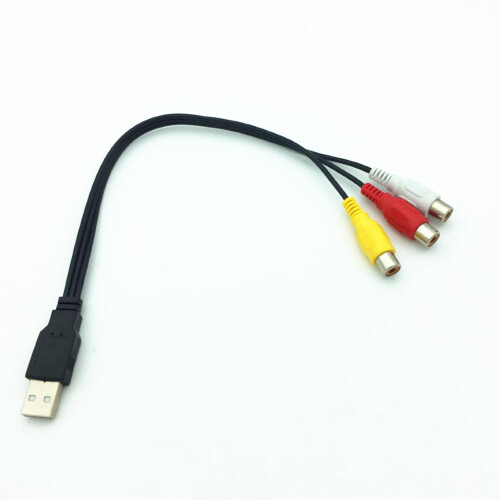Usb To 3Rca Audio Set Top Box Adapter For Home 2