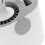 Punch-Free Toilet Brush With Wall-Mounted Rack Silver 6