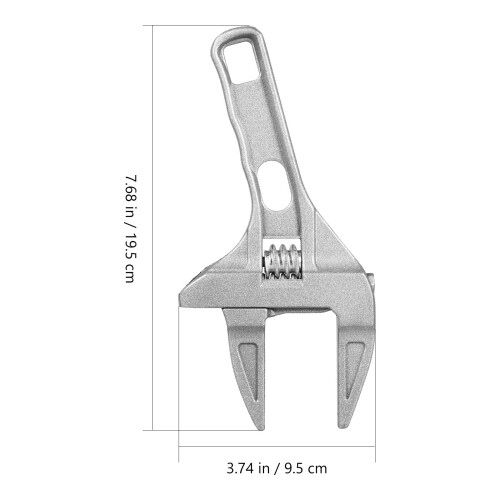 2pcs Bathroom Faucet Maintenance Tool Adjustable Spanner Spanner 1