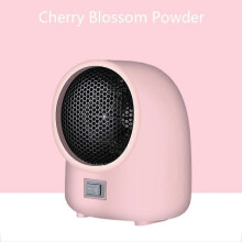 (D pink UK) Electric Heater Mini Portable Intelligent Air Heater Reduced Wind Noise Home Heating Warmer Fan Intelligent Constant Temperature