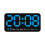 (color04) LED Digital Clock 8.5 Inch Large Display LED Alarm Clock w/Date Week Temperature 1