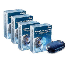 (4pcs) 1-5X Solar Antifreeze Electromagnetic Molecular Windshield Car Snow Removal Instrument Window Glass Defogging & Defrosting & Deicing