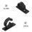 20Pcs Black Plastic Cord Organizer Self-Adhesive Cable Clips for Home 4