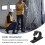 20Pcs Black Plastic Cord Organizer Self-Adhesive Cable Clips for Home 5