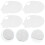 5Pcs White Plastic Painting Tools Durable Color Mixing Accessories 7