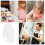 5Pcs White Plastic Painting Tools Durable Color Mixing Accessories 8