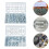 260 Pcs Grease Assortment Kit Fittings Storage Boxes 11