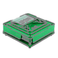 Capsule Filling Tray 00 with 100 Holes and Scraper for Easy Capsule Filler Use SZRH A-V