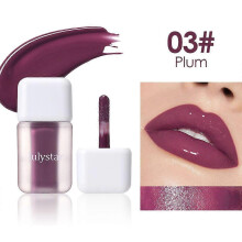 (color03) 6 color Lip Lipstick Water Gloss Tint,Moisturizing Waterproof Liquid Lipstick, Non-Stick,High Pigment,Long-Lasting Colors