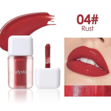 (color04) 6 color Lip Lipstick Water Gloss Tint,Moisturizing Waterproof Liquid Lipstick, Non-Stick,High Pigment,Long-Lasting Colors