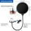 Double Recording Sprayproof Cover Microphone Recording Studio Windproof and Anti-Breakage Microphone Cover 2