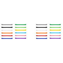 24 Pcs Beach Towel Bands,Elastic Beach Towel Holder,Chair Clips,Multicolor Towel Bands for Beach Chairs Swim Vacation