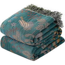 (color 2) Cotton Blanket Boho Bedspread Double-sided Blanket Bed Linen Sofa Cover Sheet150 X 200 Cm